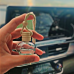 Car Aromatizer Diffuser Bottle(round- shape, transparent-10ml)